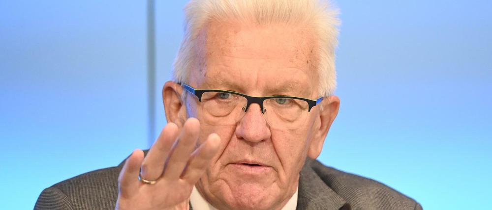 Winfried Kretschmann (Bündnis 90/Die Grünen), Ministerpräsident von Baden-Württemberg, steht hinter Palmers Idee.