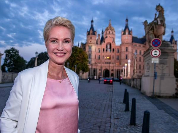 Sie können sich viele Sozialdemokraten an der Parteispitze vorstellen, falls Saskia Esken ein Regierungsamt übernimmt und aufhört: Manuela Schwesig, Ministerpräsidentin in Schwerin.