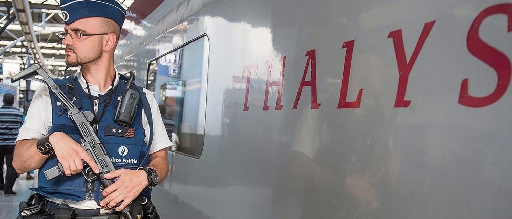Seit der Attacke vom Freitag werden die Thalys-Züge scharf bewacht.