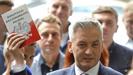 Robert Biedron, Bürgermeister der polnischen Stadt Slupsk, hat am Sonntag eine neue Partei gegründet.
