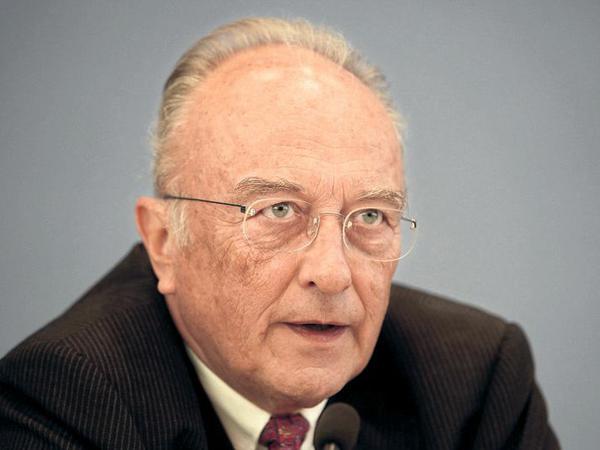 Rupert Scholz, ehemaliger Bundesverteidigungsminister, Berliner Justizsenator und CDU-Mitglied seit 1983.