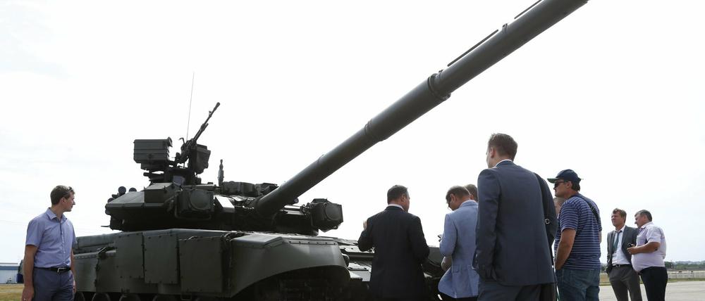 Während weltweit der Handel mit Waffen sinkt, haben russische Firmen mehr Geld mit Rüstungsgütern gemacht. 