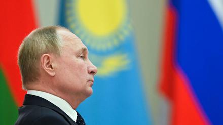 Der russische Präsident Wladimir Putin (am 28. Dezember 2021 in St. Petersburg) 