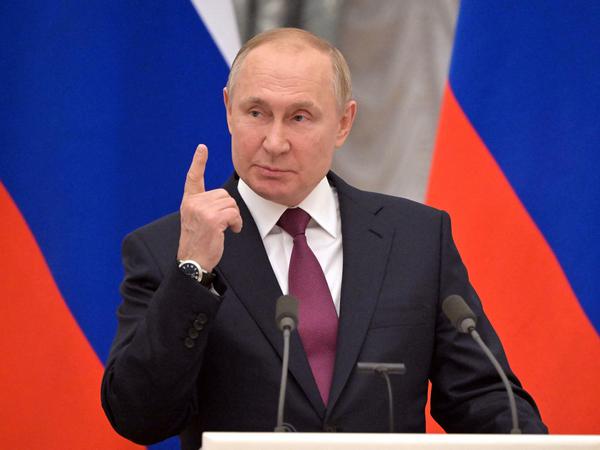 Die Gas- und Öleinnahmen finanzieren seinen Krieg mit: Russlands Präsident Wladimir Putin. 