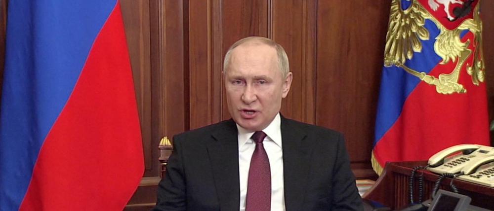 Der russische Diktator Wladimir Putin hat Ende Februar im Fernsehen eine „besondere Militäroperation“ in der Ukraine verkündet.