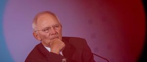 Hat viel Geld zur Hand: Bundesfinanzminister Wolfgang Schäuble (CDU)