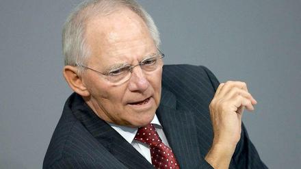 Finanzminister Wolfgang Schäuble plant Steuererleichterungen für Forshcungsprojekte.