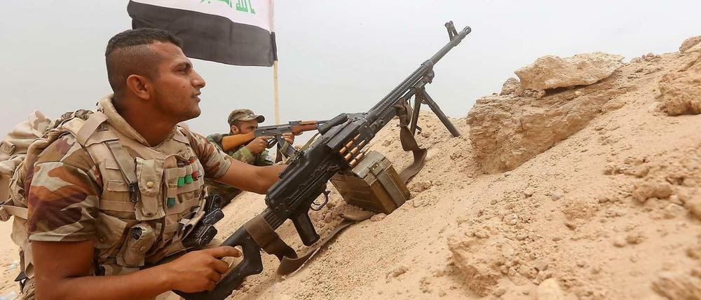 Schiitischer Kämpfer in Irak.