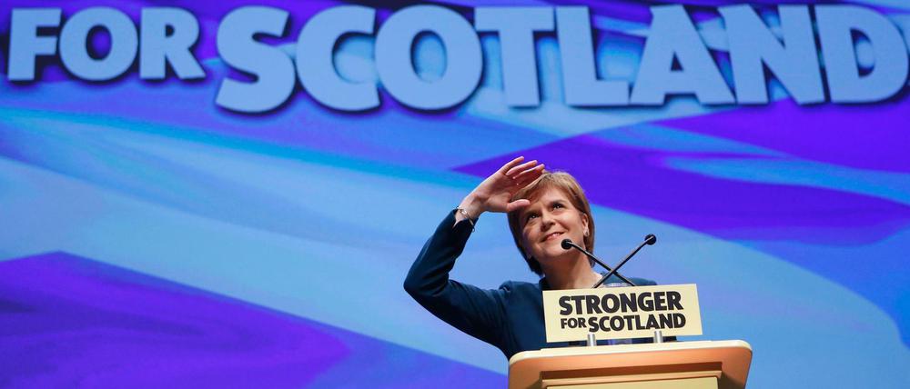 Nicola Sturgeon, Schottlands Regierungschefin, will noch mal über die Unabhängigkeit von Großbritannien abstimmen lassen.