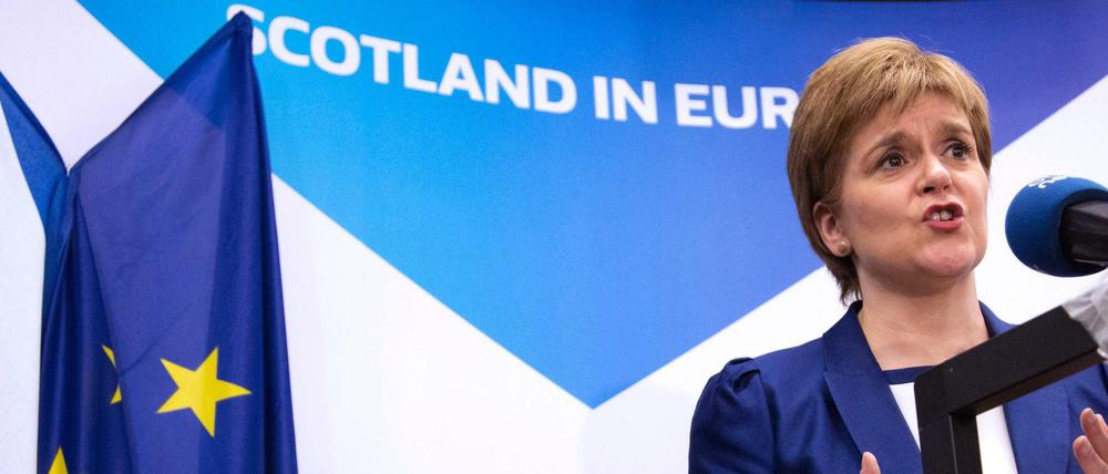 Schottlands Regierungschefin Nicola Sturgeon hofft weiter auf einen Verbleib in der EU.