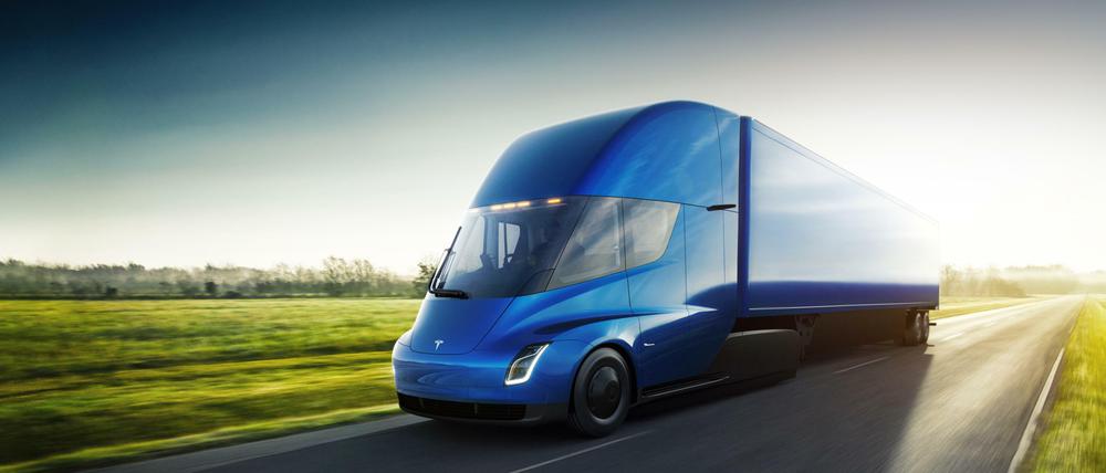 So soll der „Semi Truck“ von Tesla aussehen.