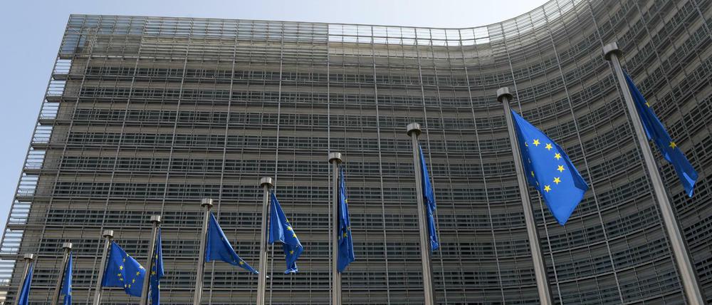 Das Berlaymont-Gebäude, Sitz der EU-Kommission, in Brüssel.