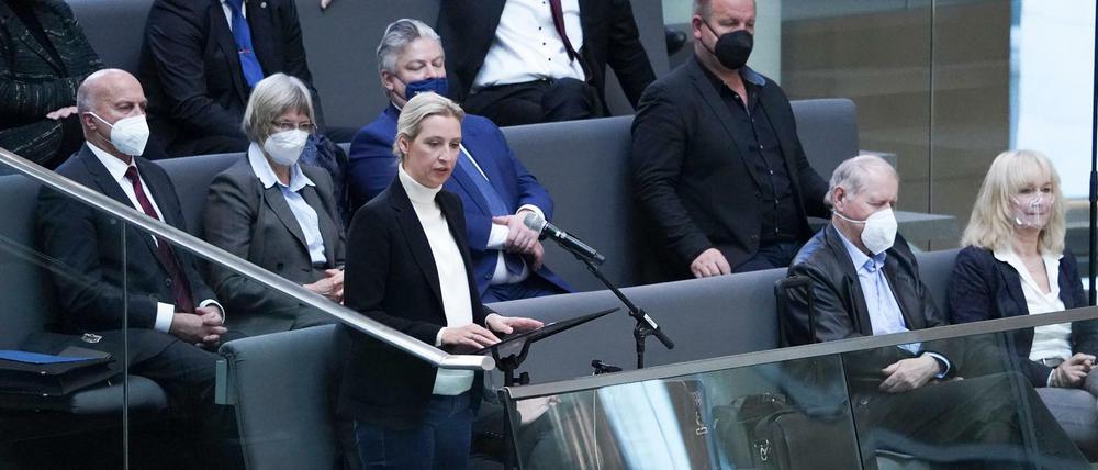 Darf künftig wieder ins Plenum: AfD-Fraktionschefin Alice Weidel.