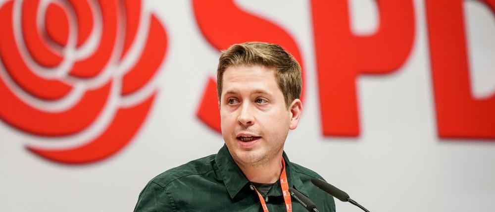 Kevin Kühnert, SPD-Vizechef und noch Bundesvorsitzender der Jusos.