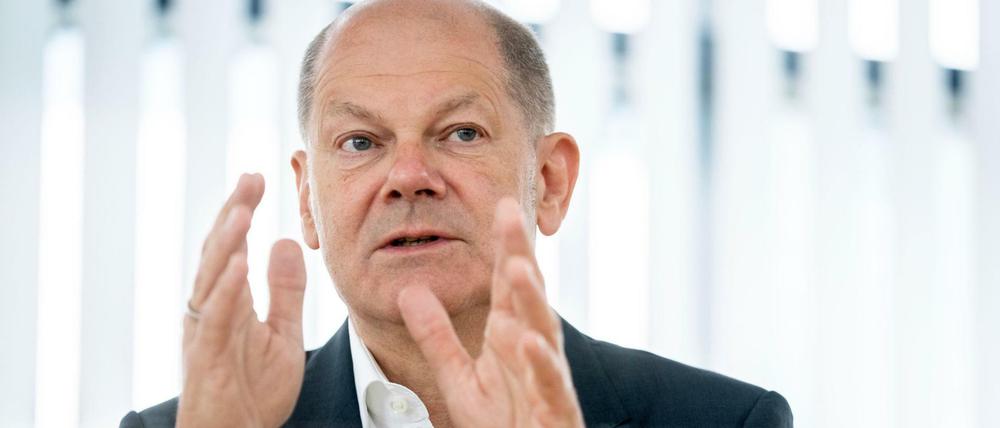 Der Kanzlerkandidat der SPD: Bundesfinanzminister Olaf Scholz.