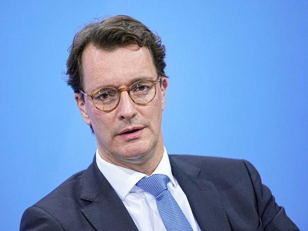 NRW-Ministerpräsident Wüst nach der MPK. 