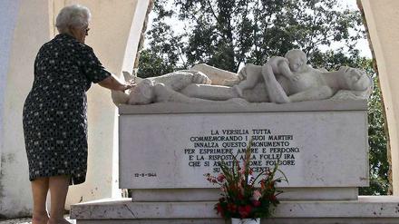 Gedenken an das Grauen. Monument im italienischen Dorf Sant’ Anna di Stazzema, in dem die SS 1944 ein Massaker an der Zivilbevölkerung verübte. 