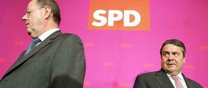 SPD-Kanzlerkandidat Peer Steinbrück und SPD-Chef Sigmar Gabriel.