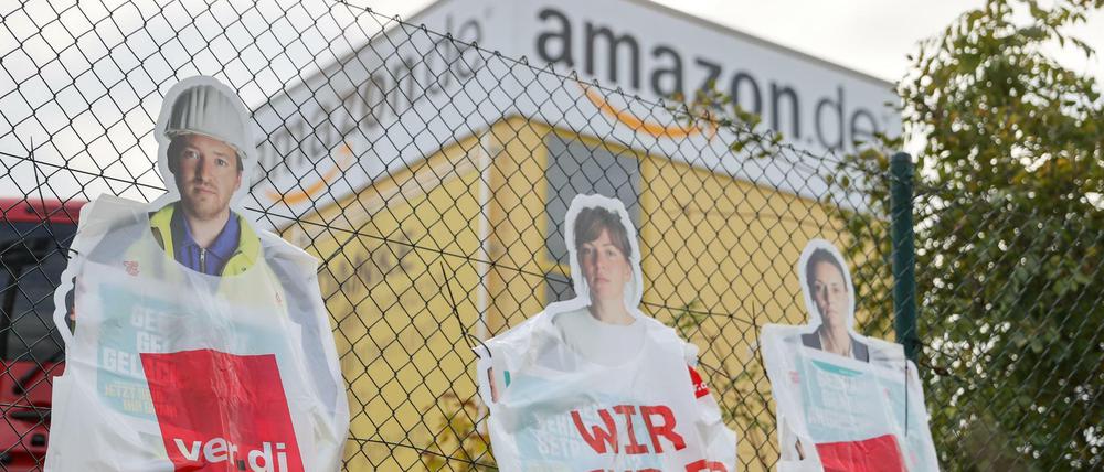 Verdi ruft Amazon-Mitarbeiter zum Warnstreik auf.