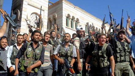 Syrische Rebellen in Aleppo