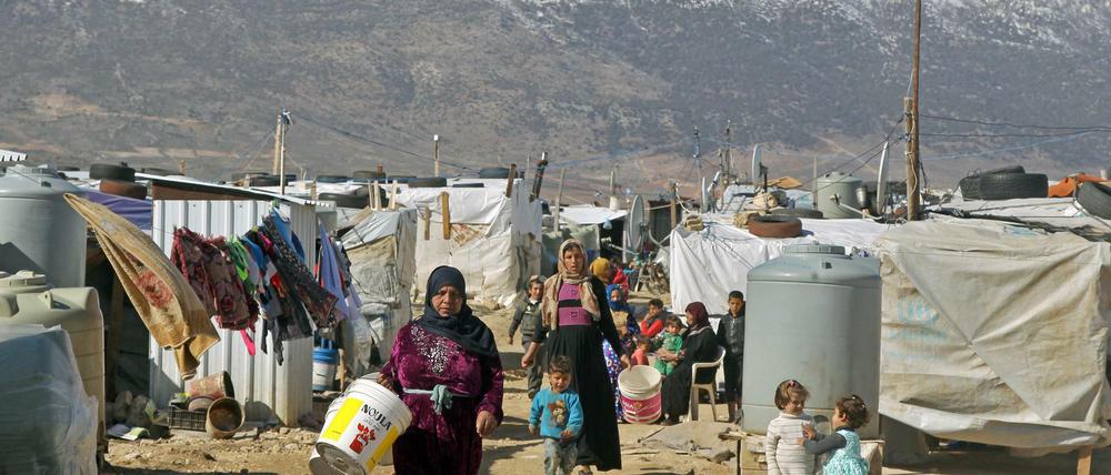 Im Libanon leben rund 1,5 Millionen Syrer, viele von ihnen in der Bekaa-Ebene. Die wirtschaftliche Not ist groß.