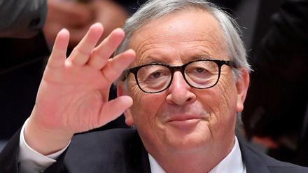 Bleibt heiter: der scheidende EU-Kommissionspräsident Jean-Claude Juncker.