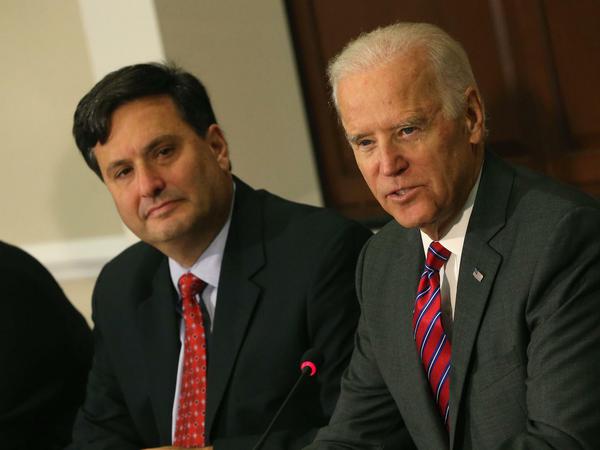 Ein Bild aus dem Jahr 2014: Joe Biden und Ron Klain