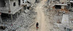 Zerstörtes Land. Der Wiederaufbau Syriens würde zwischen 200 und 400 Milliarden Dollar kosten.