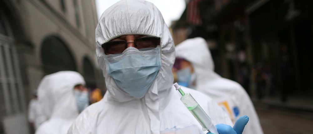 Coronavirus in New Orleans: Für Feiernde schien die Pandemie im Februar noch weit weg.