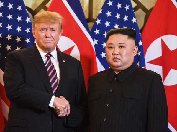 US-Präsident Donald Trump und Nordkoreas Machthaber Kim Jong Un. 