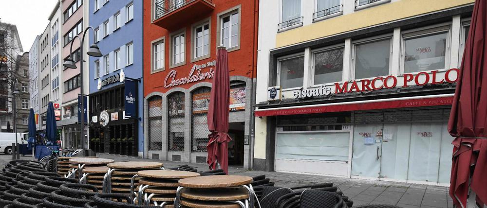 Geschäfte und Restaurants dürfen in Deutschland noch eine ganze Weile geschlossen bleiben.