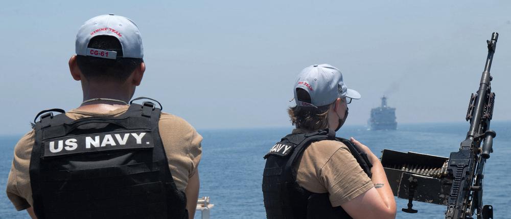 Auch die US-Marine ist in der Straße von Hormus präsent, um die Interessen des Landes und seiner Verbündeten zu wahren.