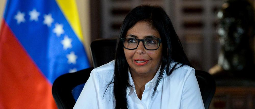 Auch gegen die Vize-Präsidentin von Venezuela, Delcy Rodriguez, hat die EU nun Sanktionen verhängt.