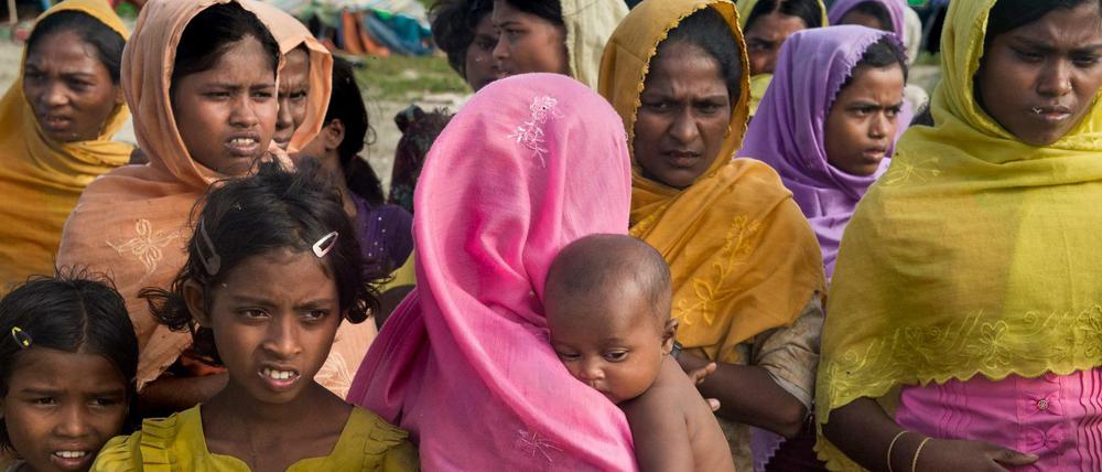 Viele Rohingya-Frauen berichten über Vergewaltigungen.