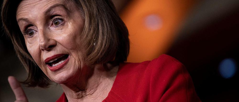 Nancy Pelosi, die demokratische Gegenspielerin von US-Präsident Donald Trump 