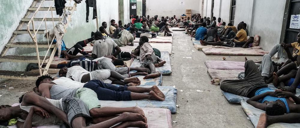Unhaltbare Zustände herrschen in den meisten libyischen Internierungslagern.