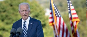 Kampf um die Seele der Nation: Joe Biden in Gettysburg. 