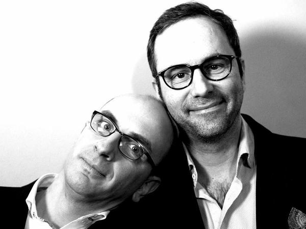 Kurt Krömer (rechts) und Jakob Hein hatten einen gemeinsamen Podcast im RBB