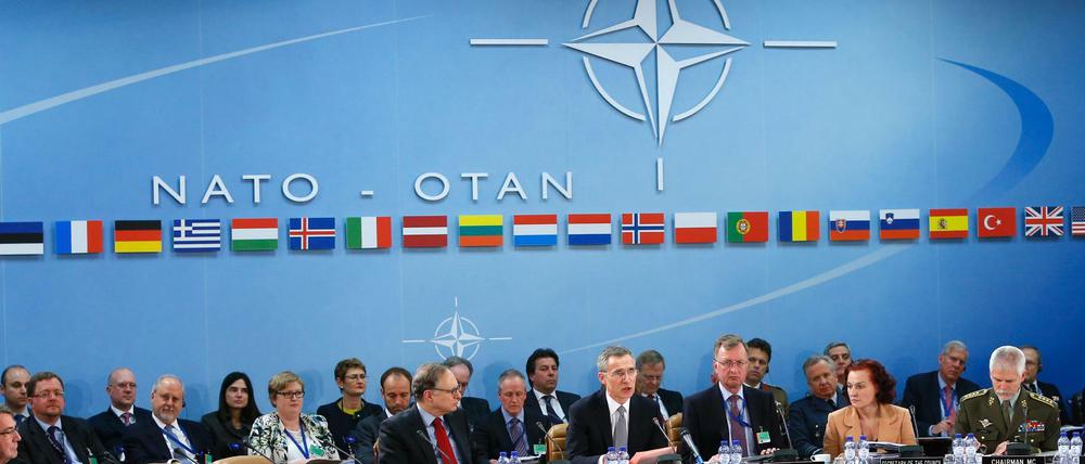 Die Nato-Verteidigungsminister trafen sich am Mittwoch in Brüssel.