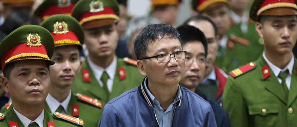 Vor Gericht: Trinh Xuan Thanh zu Prozessbeginn am Montag. 