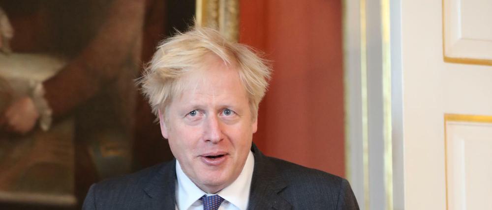 Der britische Premier Boris Johnson am Donnerstag in London.