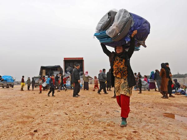 Heimatlos, schutzlos. In der Provinz Idlib sind Hunderttausende auf der Flucht vor der Gewalt.