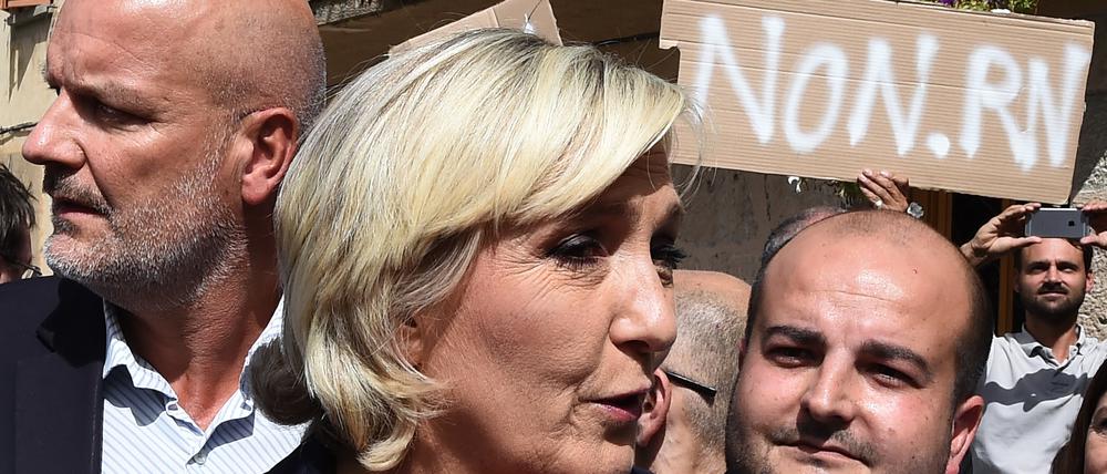 Die Chefin der rechtsextremen Partei Rassemblement National, Marine Le Pen. 