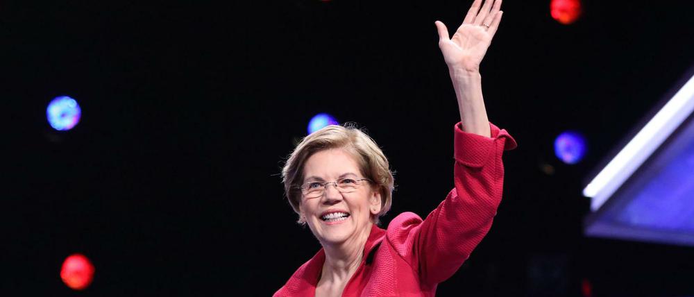 Auch sie steigt aus dem Präsidentschaftsrennen aus: Massachusetts' Senatorin Elizabeth Warren. 