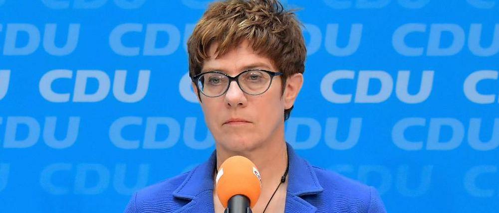 CDU-Chefin Annegret Kramp-Karrenbauer.