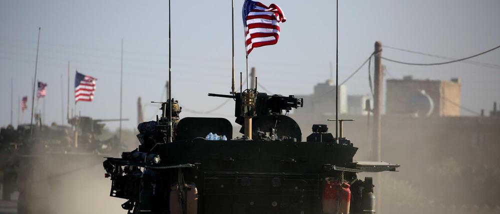 Lassen die Kurden im Stich: US-Truppen in Syrien.