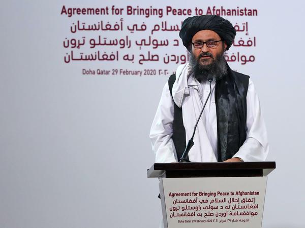 Mullah Abdul Ghani Baradar, der politische Chef der Taliban, in Doha.