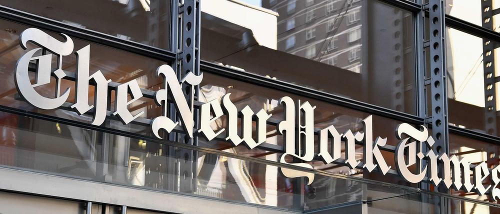 Bekommt Druck vom Weißen Haus: Die „New York Times“ 
