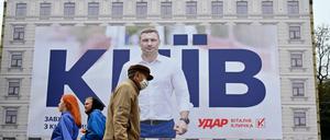 Die Ärmel aufgekrempelt: Vitali Klitschko, Kiews Bürgermeister.