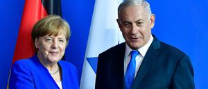 Die deutsche Kanzlerin Angela Merkel und Israels Premier Benjamin Netanjahu.